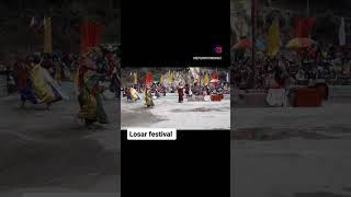 Losar festivalChungthangSikkimlocallosar [upl. by Anyl691]