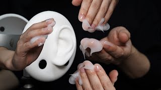 ASMR Ear Massage with Gel  Headrec No Talking [upl. by Siddon]