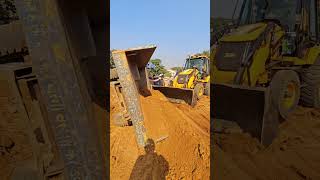 Tractor trolley palat gayi automobile jcbmachine jcbvideo farming excavator jcbstunt [upl. by Edge]