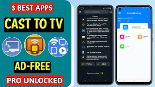 3 Best Cast to TV Apps for Android  Cast Media to TV Android [upl. by Euqinitram]