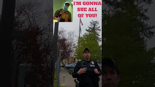 Frauditor Trespassed From DCFS amp Lawsuit Incoming shorts police cops [upl. by Risser510]