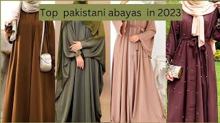 latest abaya style in 2023 pakistani abayas wedding abaya  stylish abaya [upl. by Seugram]