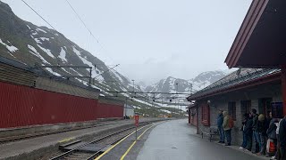 Myrdal Railway Station 🇳🇴beautifulplaces travel scenicviews luxury [upl. by Seerdi]