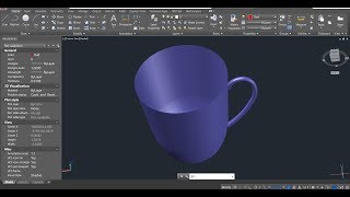 How to design a CUP in AutoCAD [upl. by Dettmer]