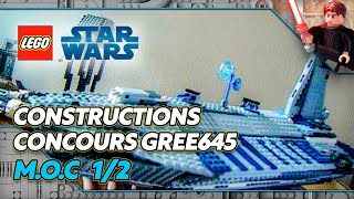 LEGO Star Wars  Constructions pour le concours Gree645 12 [upl. by Ahsemad438]