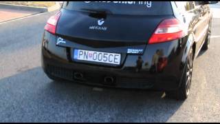 Renault Megane II RSport sound of exhaust system [upl. by Ainez898]