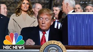 President Donald Trump Signs NDAA Authorizes Space Force  NBC News [upl. by Daniella]