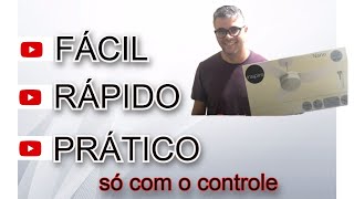 🔧2018 Instalando ventilador de teto INSPIRE NANO somente com controle remoto [upl. by Philan]