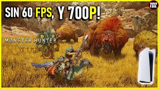 ¡Y se quejan de SERIES S con 700p Monster Hunter Wilds Beta en PS5 [upl. by Anelehs]