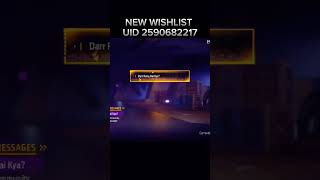 free fire new wishlist 😱 freefire trending shorts [upl. by Nereen144]