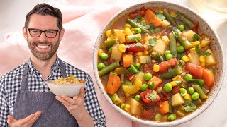 Easy Vegetable Soup Recipe  Beyond Easy [upl. by Aras]