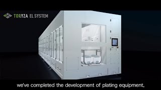 Electroless plating equipment for wafer to make UBM “TORYZA EL SYSTEM” [upl. by Akino566]