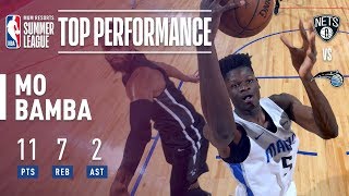 Mo Bamba Makes His 2018 MGM Resorts Las Vegas Summer League Debut [upl. by Nalaf954]