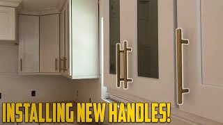 30 HANDLES IN 30 MINUTES OR LESS How to Install New Handles on Kitchen Cabinets [upl. by Aloise223]