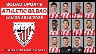 ATHLETIC BILBAO OFFICIAL SQUADS SUMMER TRANSFER  ATHLETIC BILBAO SQUAD UPDATE 2425  LALIGA 2425 [upl. by Longfellow]