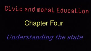 Civic Chapter Four Understanding state  Ethiopian freshman course [upl. by Orimar]