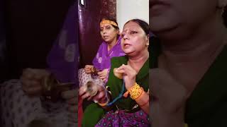 🌺aaj meri mosi ne apne ghar pe navratri ka mata ji ka kirtan kraya🌺 [upl. by Maleeny578]