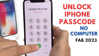 How To Unlock iPhone Screen Passcode Fab 2023 Update Bypass iPhone Screen lock No Computer [upl. by Daly88]