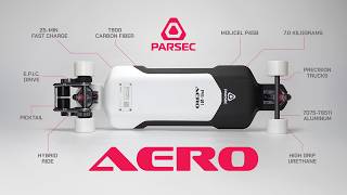 Parsec Aero Pro — Premium Lightweight Electric Skateboard [upl. by Davina756]