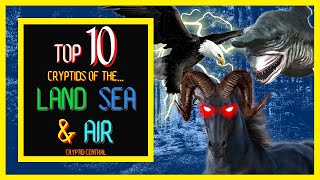 Top 10 Cryptids of the LAND SEA and AIR [upl. by Newol160]