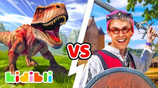 Prehistory VS Middle Ages Compilation  Historic Educational videos for kids  Kidibli [upl. by Ardnua633]