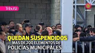 Quedan suspendidos más de 200 policías municipales en SLRC [upl. by Itch186]