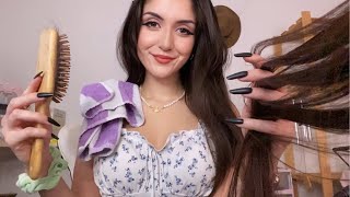 Mommy dries your hair after school  ASMR personal attention [upl. by Lipcombe]