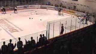 WHL 051102 Saskatoon at Swift Current Line brawl [upl. by Yanrahc62]