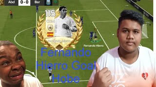 Fernando Hierro Goal Hobe  EASFCMOBILE  FC BLUE 30  EASFCMOBILE [upl. by Daugherty]