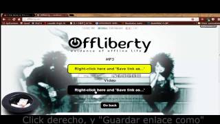 Cómo descargar videos desde Offliberty [upl. by Notliw]