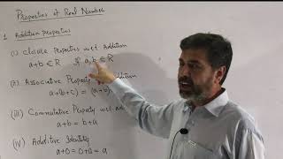 Properties Of Real Numbers  Algebraic Structure  Field Of Real Numbers  Lecture1 [upl. by Bolme]