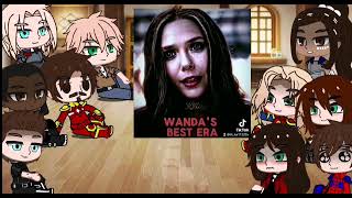 avengers react to themselves pt4 wandanatstuckyvalcarolpepperoni marvel [upl. by Stannwood159]