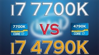 7700K vs 4790K  i7 7700K BENCHMARK TEST – KABY LAKE vs HASWELL  REVIEW AND COMPARISON [upl. by Peoples462]