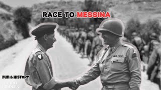 Patton and Montgomery race to capture Messina in ww2 ww2history ww2stories [upl. by Atinal]