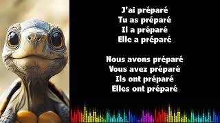 ♫ Japprends le français ♫ Conjugaison I PRÉPARER I Passé Composé [upl. by Enrica580]