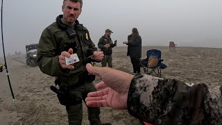 Busted by DFG on Dungeness Crab Opener  Ocean Beach San Francisco CA [upl. by Annaeiluj]