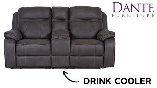 Vinson Smart Sofa 2 Seater Features Overview  Dante Furniture [upl. by Godwin]