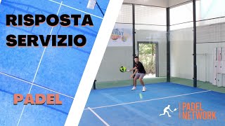 RISPOSTA AL SERVIZIO PADEL come rispondere correttamente al servizio  TUTORIAL [upl. by Ardnahsal429]