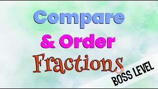 GCSE Compare amp Order Fractions Decimals amp Percents [upl. by Hazeghi217]