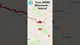 Trasa DW382 Bolesławiec  Gościce [upl. by Kihtrak]