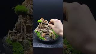 Moss Bonsai Moss Micro Landscape bonsai art Moss Micro Landape 《nana shorts terrarium landscape [upl. by Eenwahs627]