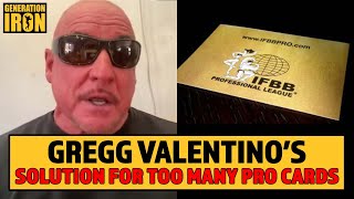 Gregg Valentinos Solution To Too Many Pro Cards Introduce An Intermediate League [upl. by Norvan]