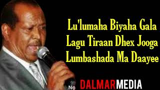 Xasan Aadan Samatar hestii Lulumaha biyaha gala with lyrics 2021 [upl. by Elidad]