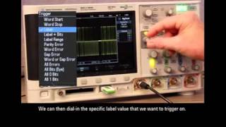 quotAgilent DSOX3AEROquot ARINC 429 Triggering and Decoding [upl. by Ozzy734]