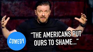 Ricky Gervais The Story Of Two Very Large Americans  Science  Universal Comedy [upl. by Ube133]