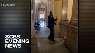 Officer hailed as a hero for leading Capitol rioters away from lawmakers [upl. by Wootten616]