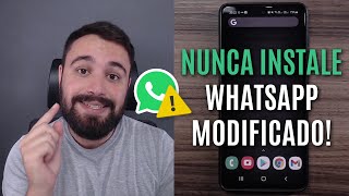 ATENÇÃO NUNCA INSTALE WHATSAPP MODIFICADO NO CELULAR [upl. by Moneta]