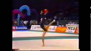 Alexandra TIMOSHENKO URS ball  1990 Gothenburg Europeans AA [upl. by Akilam]