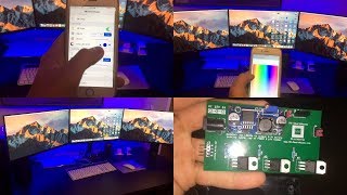 Complete Guide LED Strip Control MQTT OpenHAB ESP8266  Demo [upl. by Nnylharas]