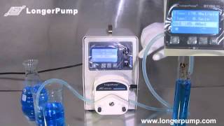 BT1001L Peristaltic Pump Flow Calibration Demo [upl. by Edgerton]